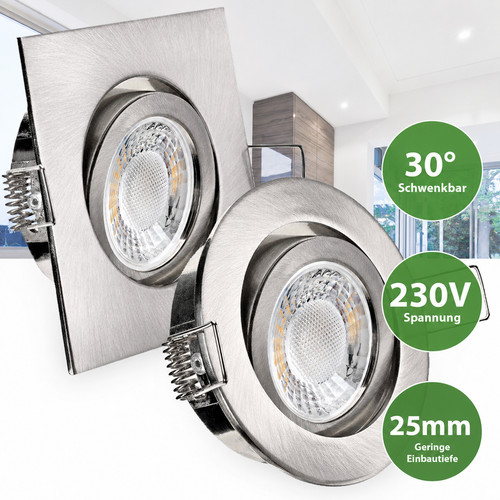 Einbauspots led 230v flach - led,