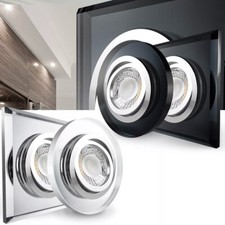 LED Einbaustrahler 230V flach