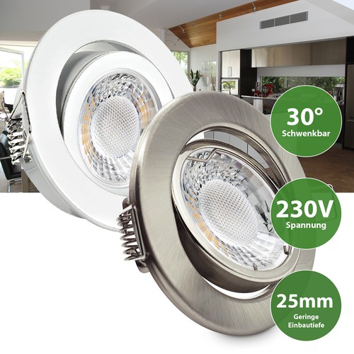 Led einbaustrahler 230v - led,