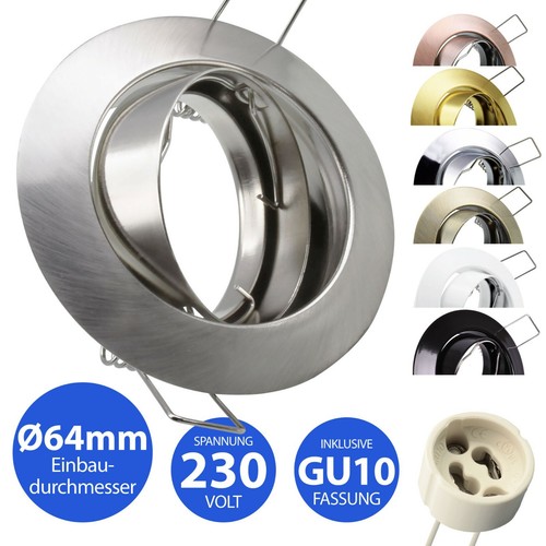 Led gu10 einbaustrahler einbau - led,