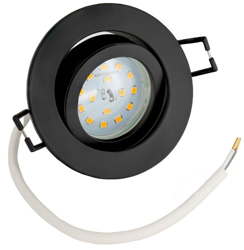 Led einbaustrahler schwarz - led,