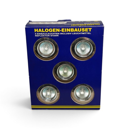 Halogen einbauset 5er set - halogen,