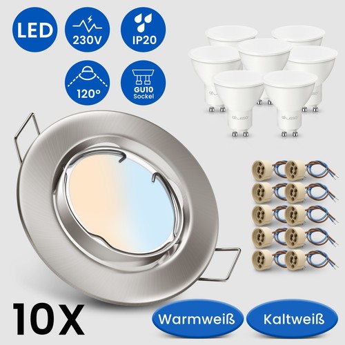 Led einbauleuchten set decken - einbauleuchten,